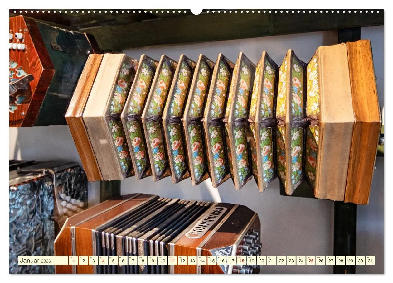 Bild: 9783457258583 | Concertina und Bandoneon (Wandkalender 2026 DIN A2 quer), CALVENDO...