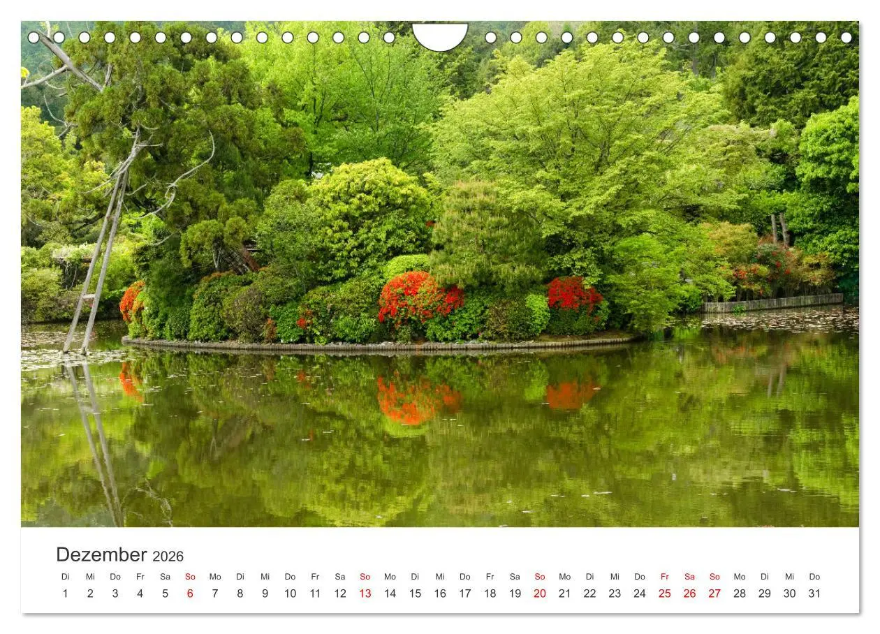 Bild: 9783457638583 | Gärten in Japan (Wandkalender 2026 DIN A4 quer), CALVENDO...