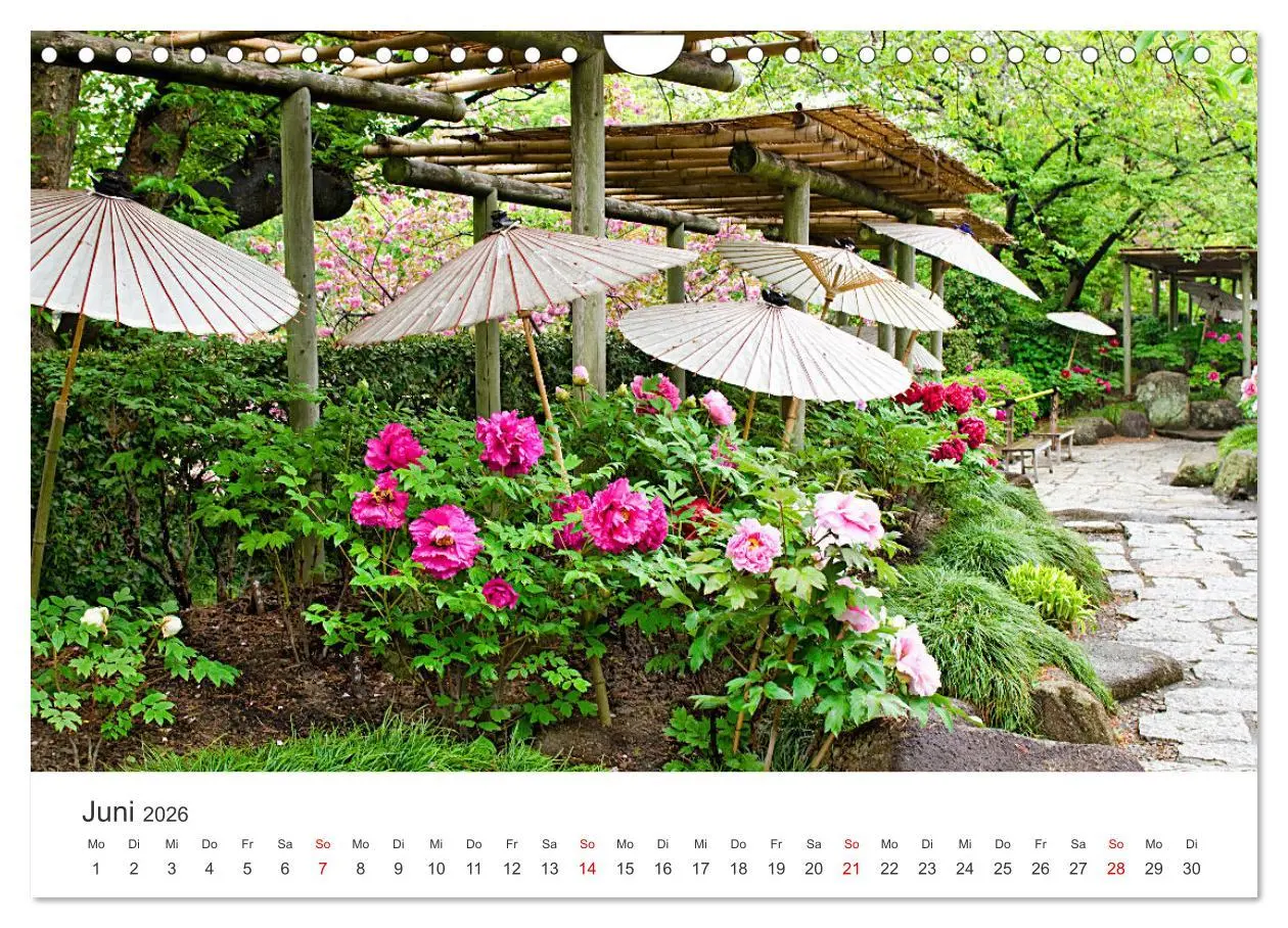 Bild: 9783457638583 | Gärten in Japan (Wandkalender 2026 DIN A4 quer), CALVENDO...