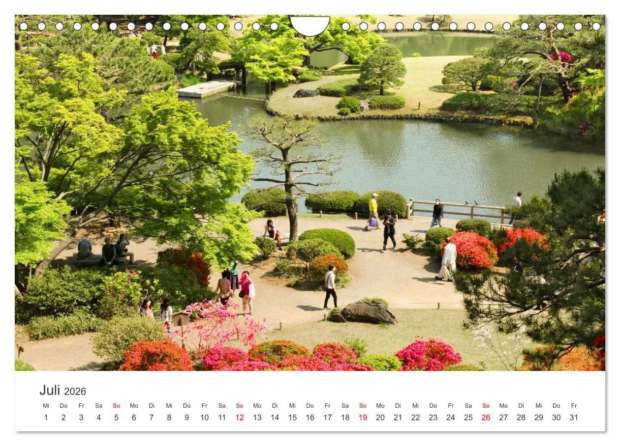 Bild: 9783457638583 | Gärten in Japan (Wandkalender 2026 DIN A4 quer), CALVENDO...