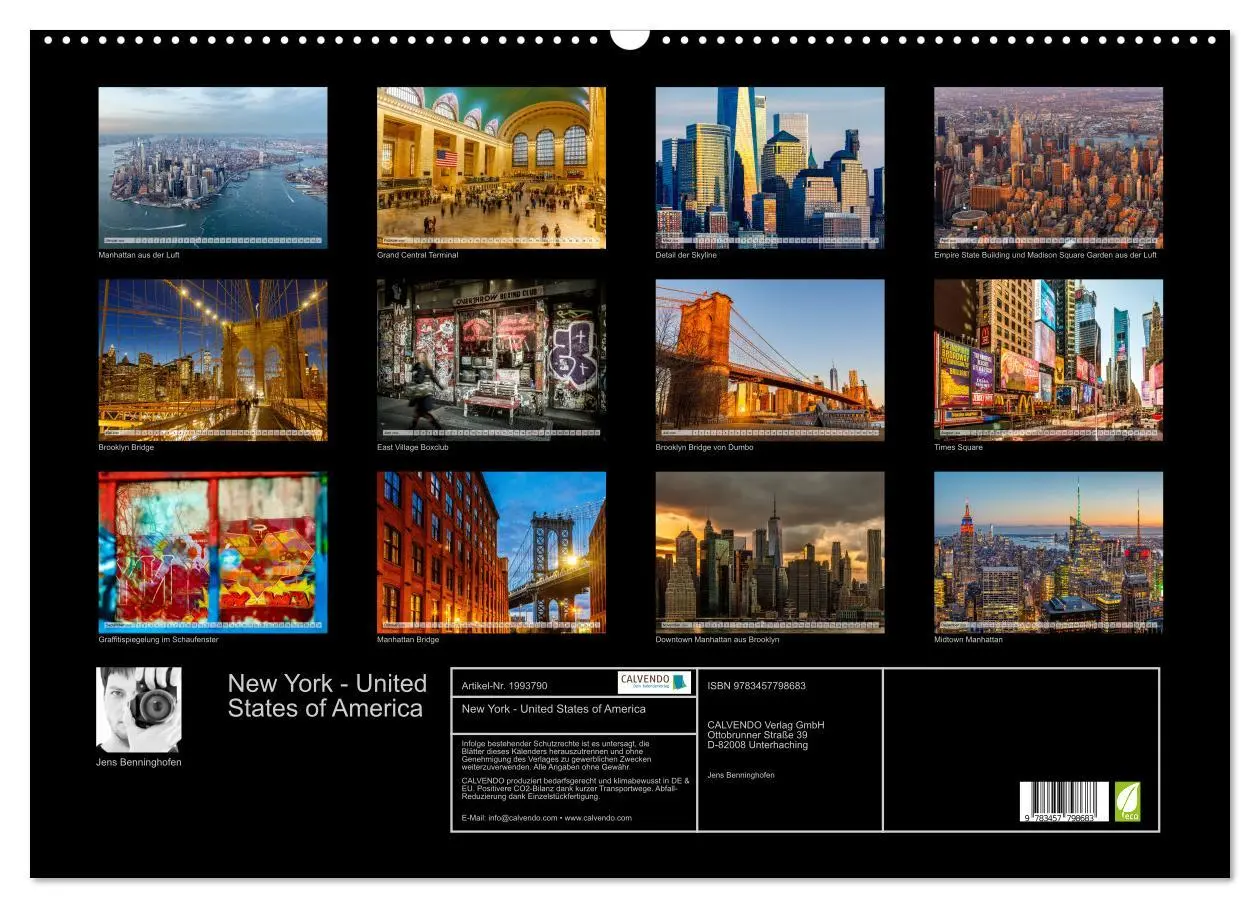 Bild: 9783457798683 | New York - United States of America (Wandkalender 2026 DIN A2...
