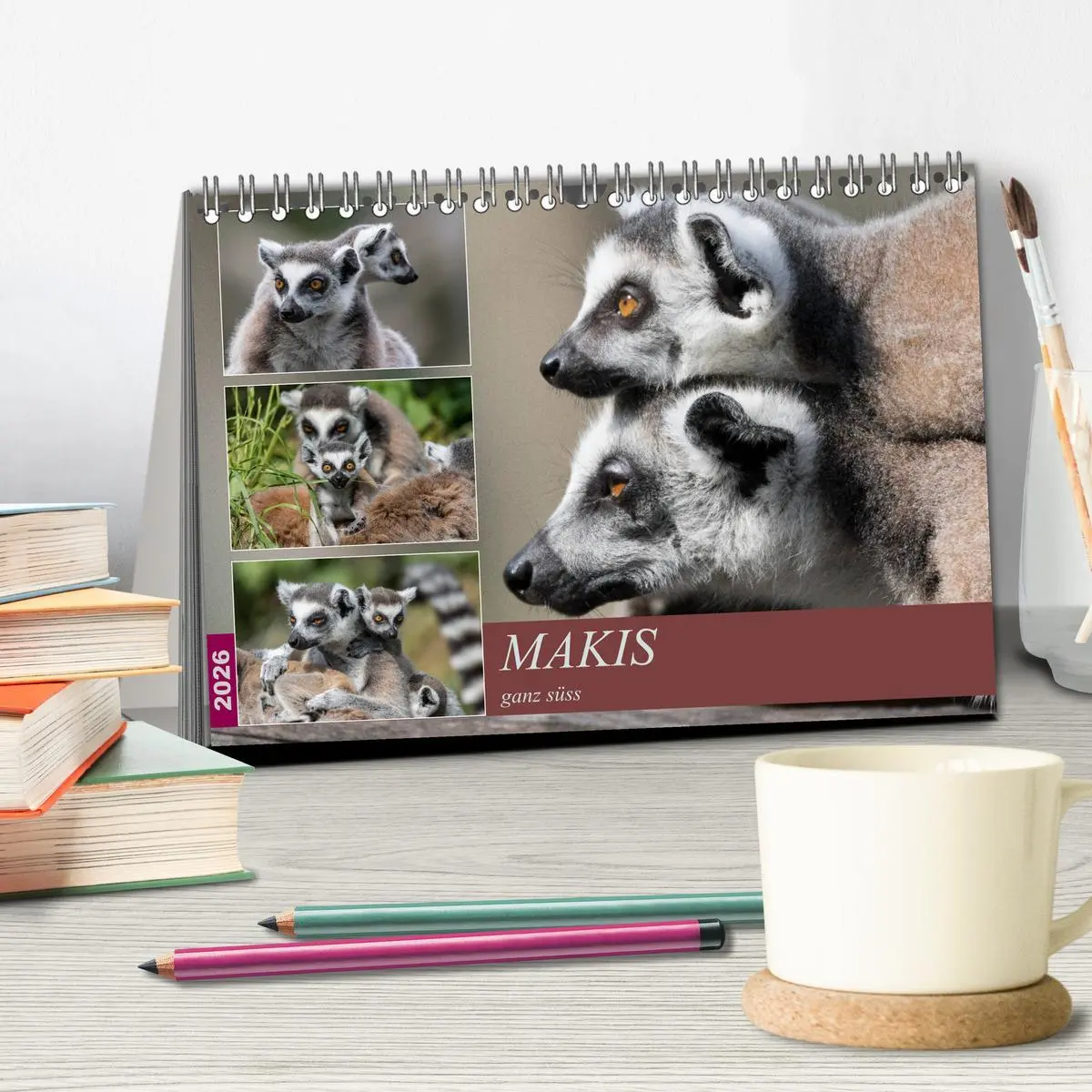 Bild: 9783457868683 | Makis ganz süss (Tischkalender 2026 DIN A5 quer), CALVENDO...