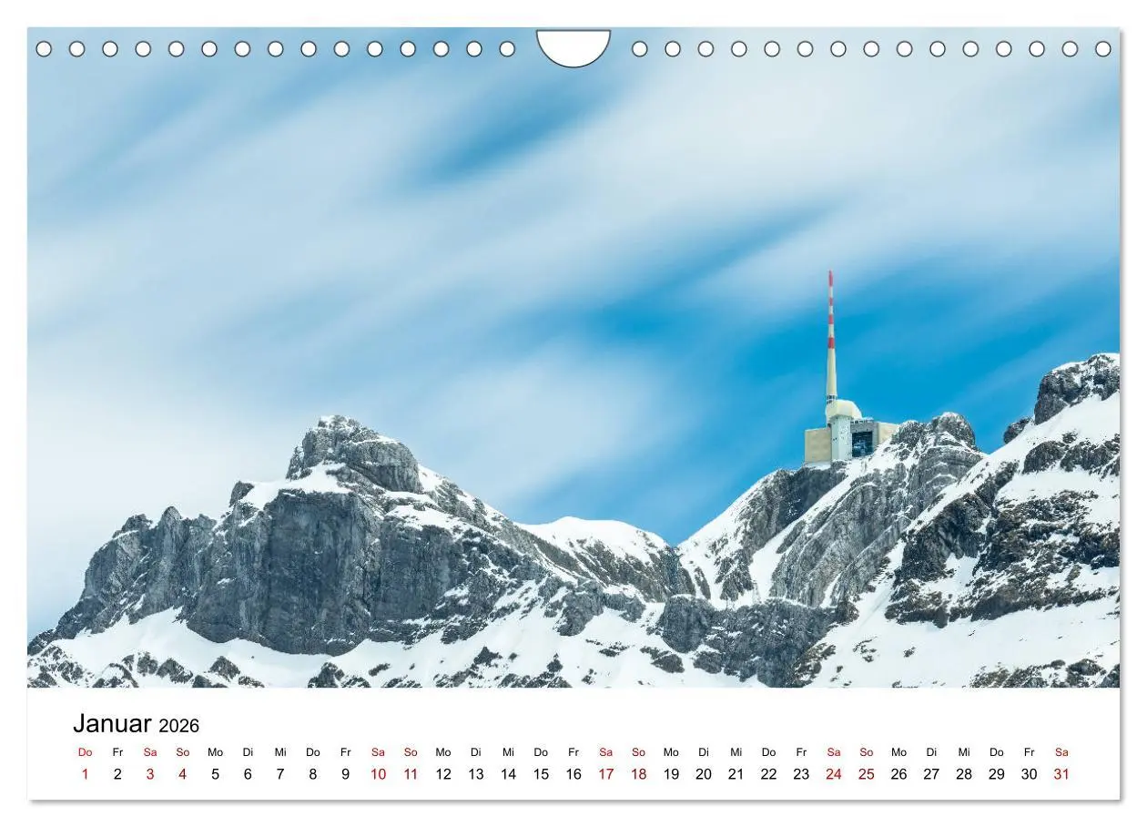 Bild: 9783457938683 | Faszination Säntis (Wandkalender 2026 DIN A4 quer), CALVENDO...