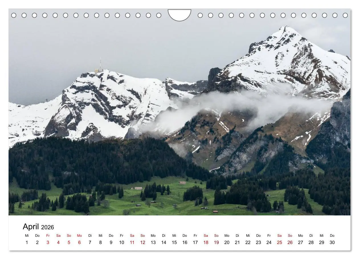 Bild: 9783457938683 | Faszination Säntis (Wandkalender 2026 DIN A4 quer), CALVENDO...