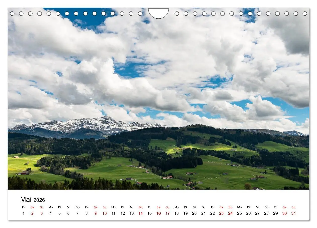 Bild: 9783457938683 | Faszination Säntis (Wandkalender 2026 DIN A4 quer), CALVENDO...