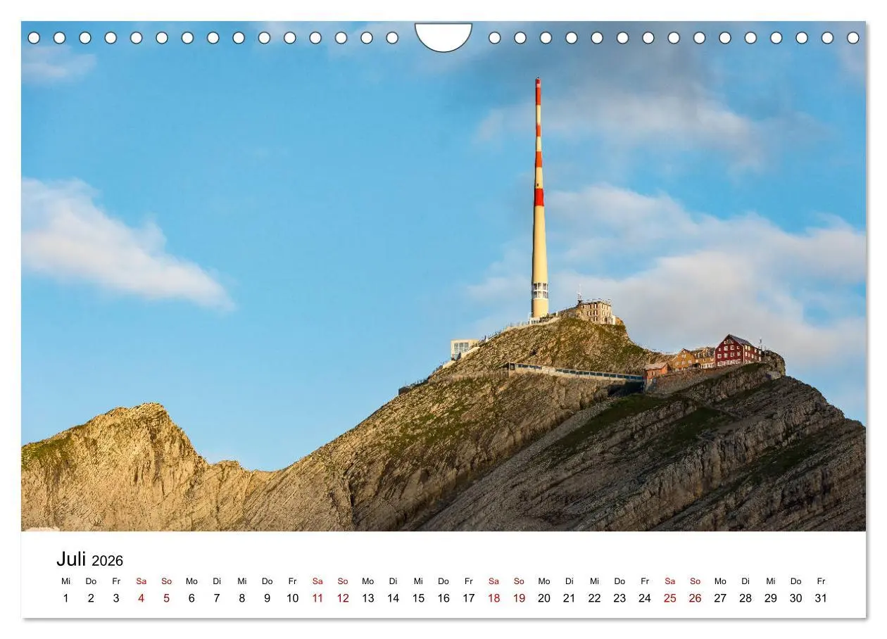 Bild: 9783457938683 | Faszination Säntis (Wandkalender 2026 DIN A4 quer), CALVENDO...