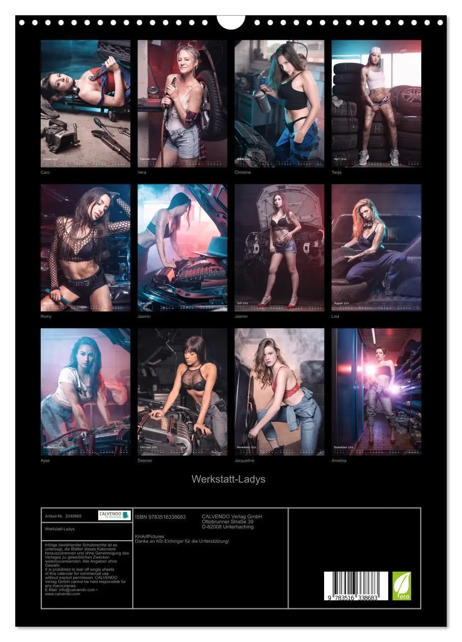 Bild: 9783516338683 | Werkstatt-Ladys (Wandkalender 2026 DIN A3 hoch), CALVENDO...