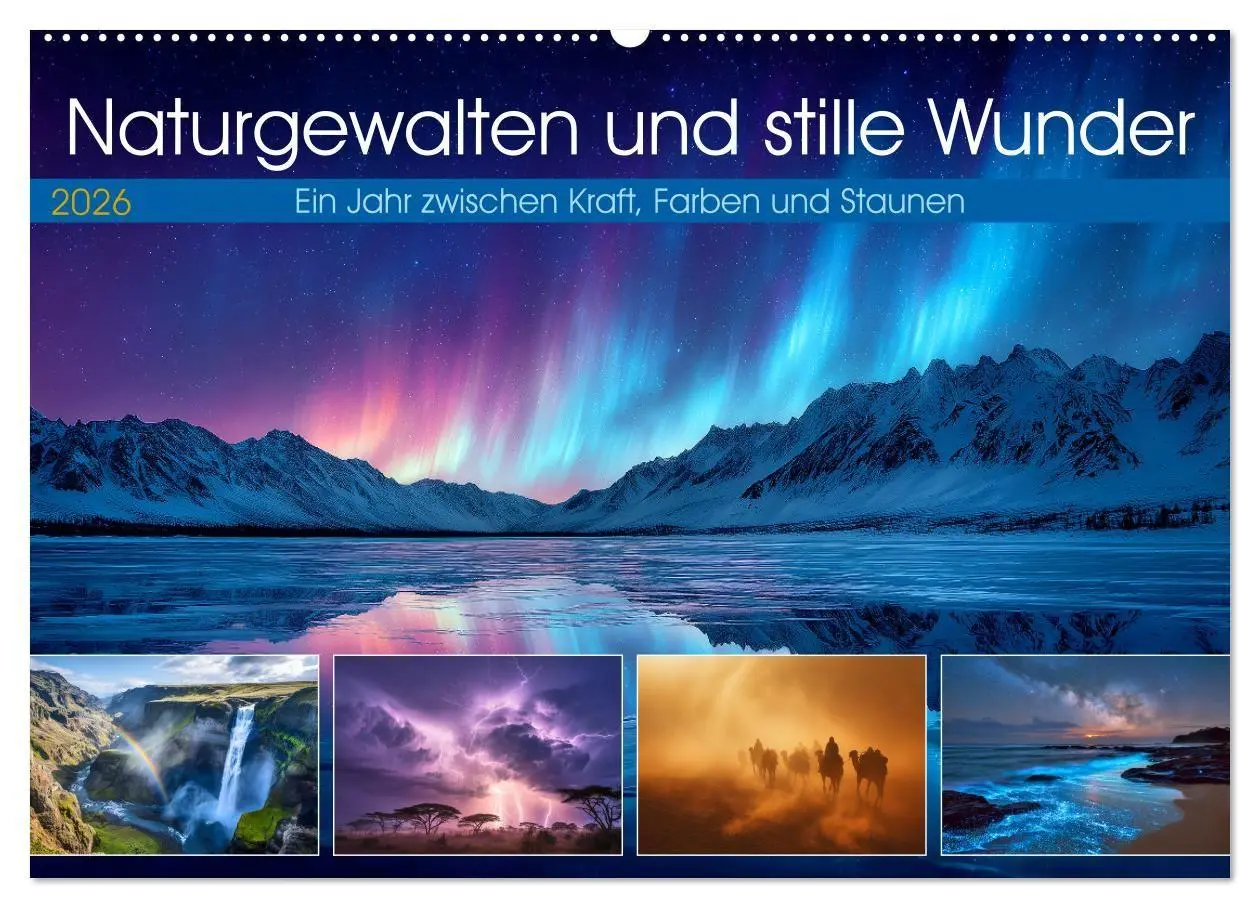 Cover: 9783516718683 | Naturgewalten und stille Wunder (Wandkalender 2026 DIN A2 quer),...