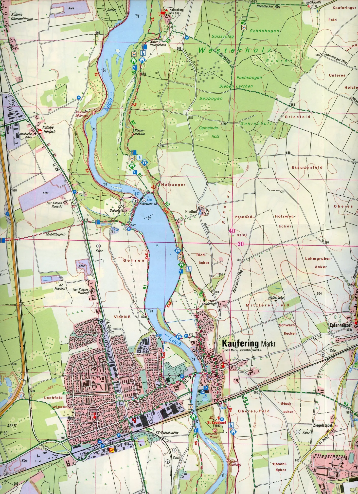 Bild: 9783899338683 | Landsberg am Lech 1:25 000 | Digitalisierung | (Land-)Karte | Deutsch