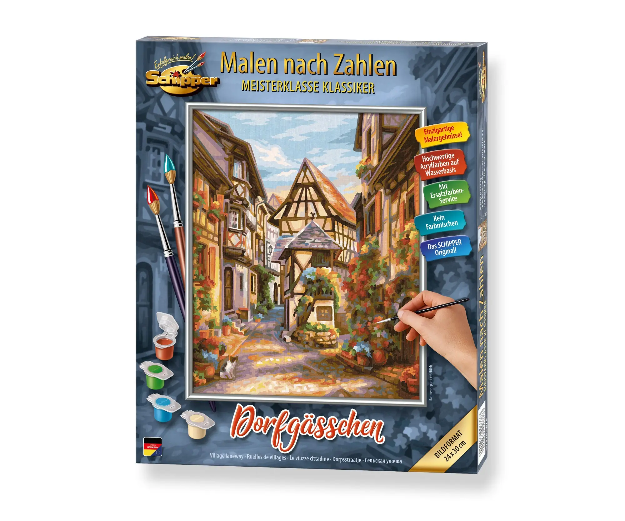 Cover: 4000887928783 | Malen nach Zahlen - Dorfgässchen | Spiel | Deutsch | 2022