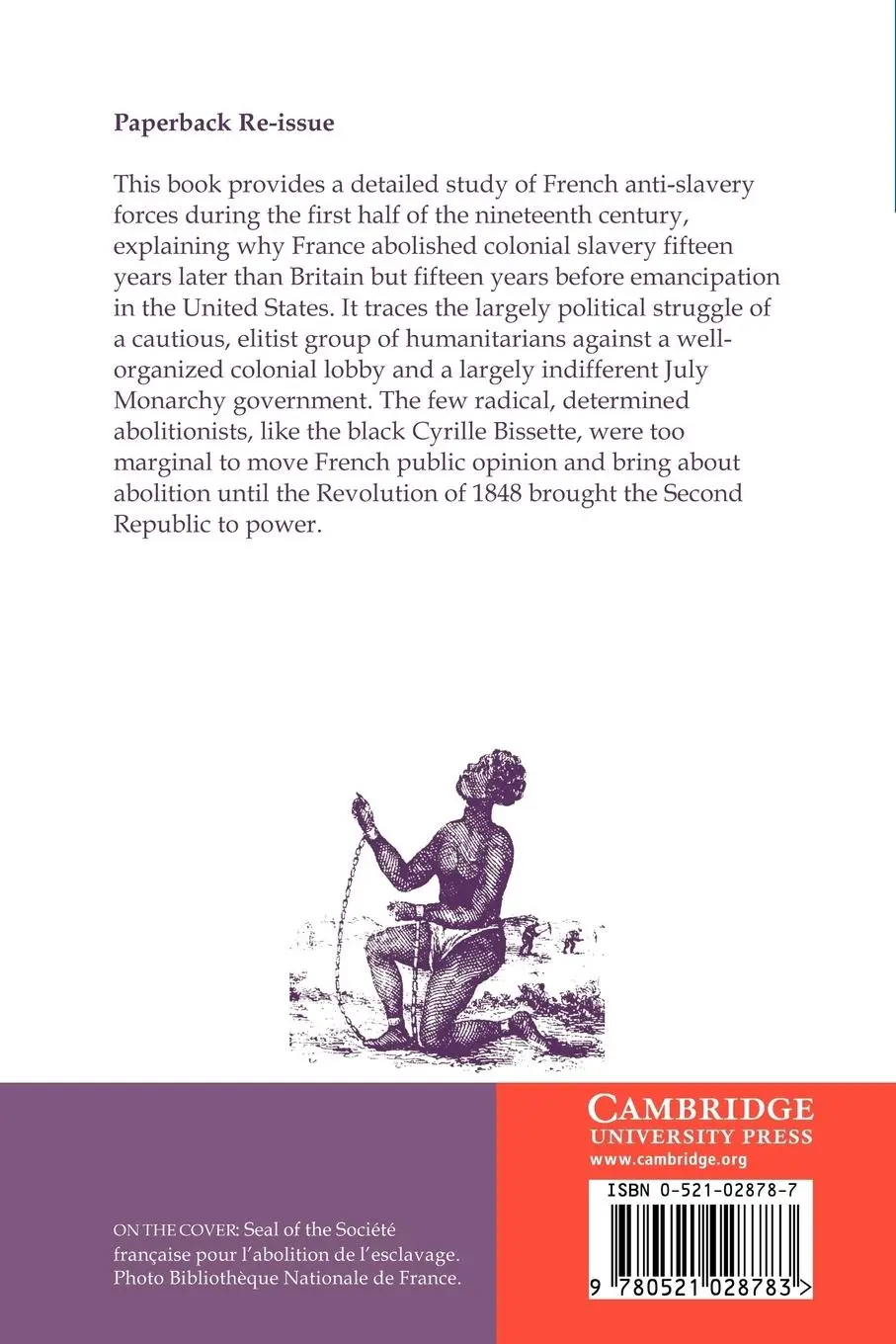 Rückseite: 9780521028783 | French Anti-Slavery | Lawrence C. Jennings | Taschenbuch | Englisch