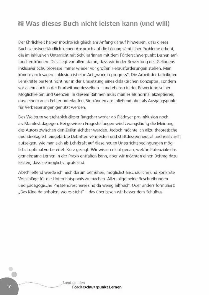 Bild: 9783834668783 | Rund um den Förderschwerpunkt Lernen | Rainer Löser | Taschenbuch
