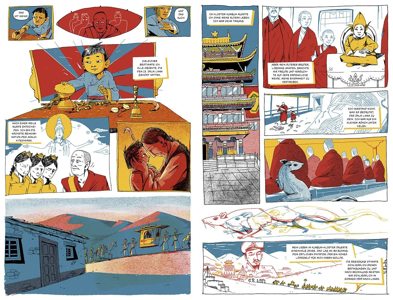 Bild: 9783957288783 | Das Leben des Dalai Lama | Die offizielle Graphic Novel | Buch | 96 S.