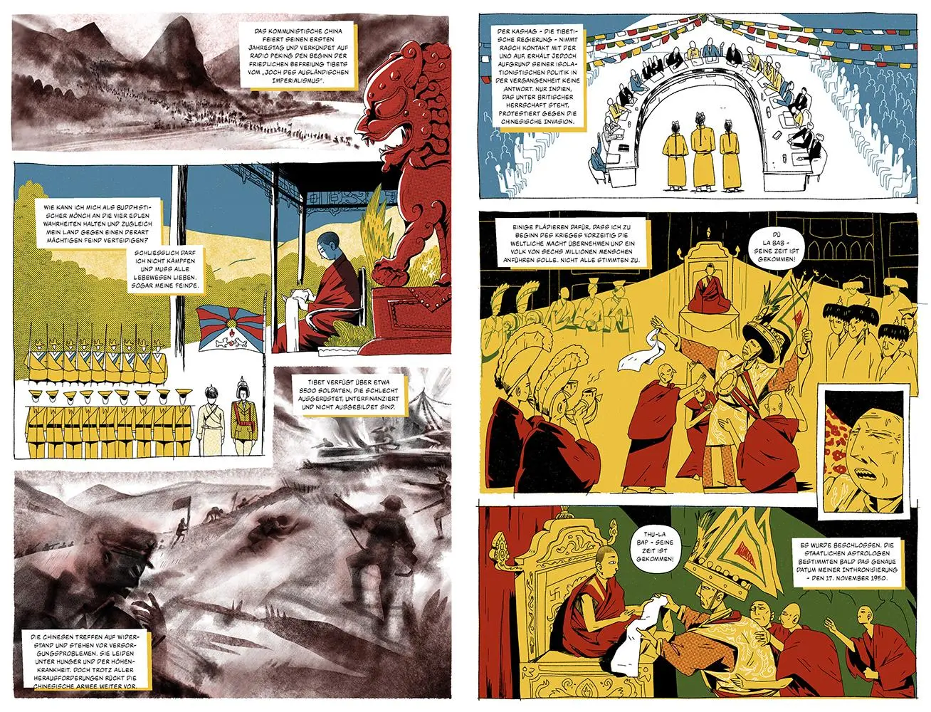 Bild: 9783957288783 | Das Leben des Dalai Lama | Die offizielle Graphic Novel | Buch | 96 S.