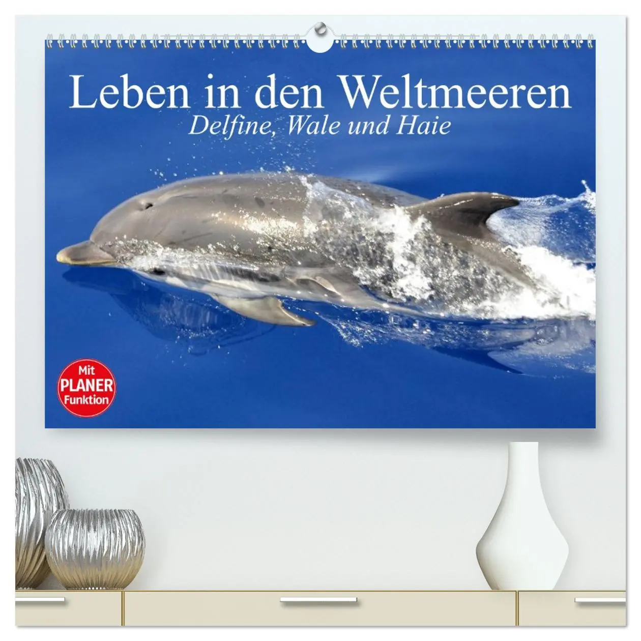 Cover: 9783516008883 | Leben in den Weltmeeren. Delfine, Wale und Haie (hochwertiger...