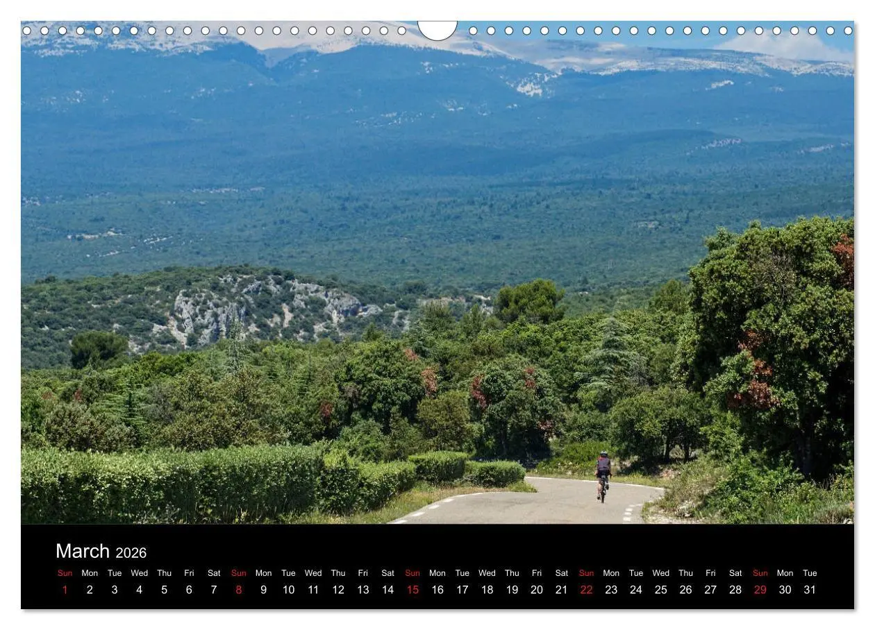 Bild: 9783516558883 | Mont Ventoux by race bike (Wall Calendar 2026 DIN A3 landscape),...