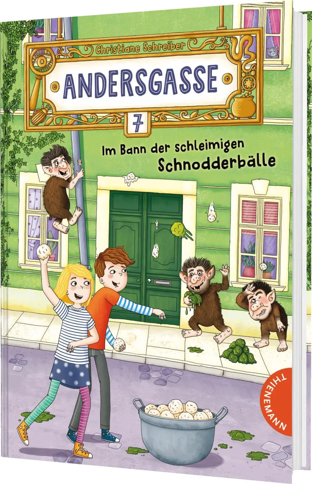 Cover: 9783522188883 | Andersgasse 7 3: Im Bann der schleimigen Schnodderbälle | Schreiber