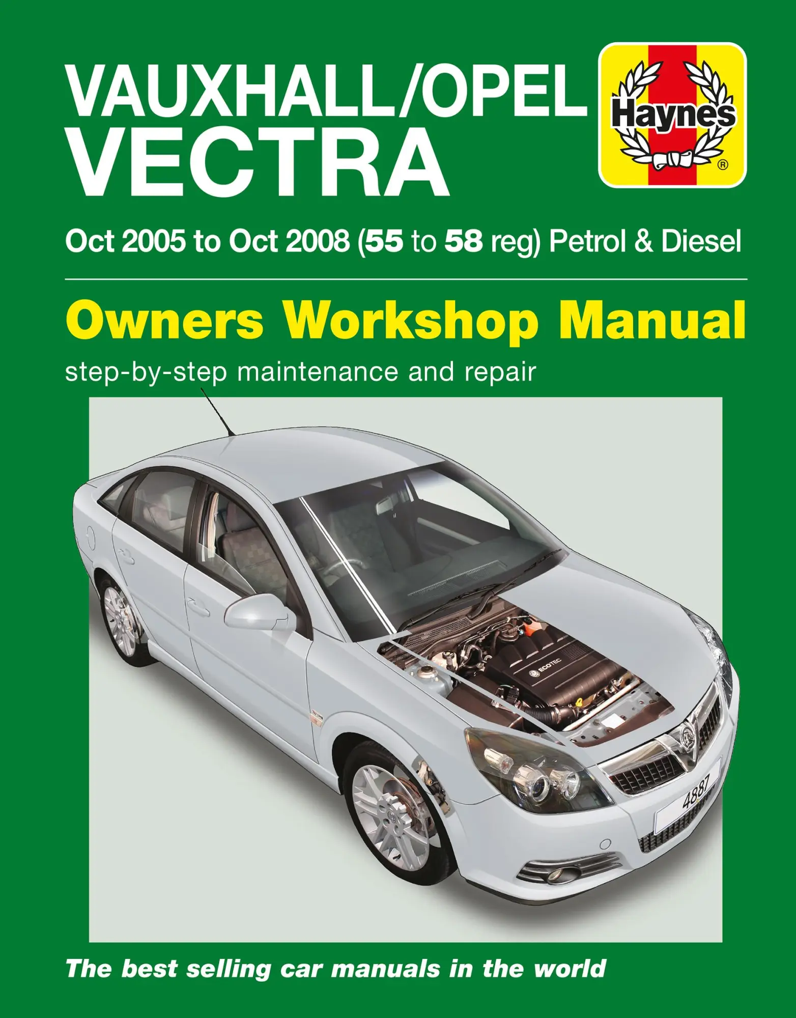 Cover: 9780857338983 | Vauxhall/Opel Vectra Petrol &amp; Diesel (Oct 05 – Oct 08) Haynes...