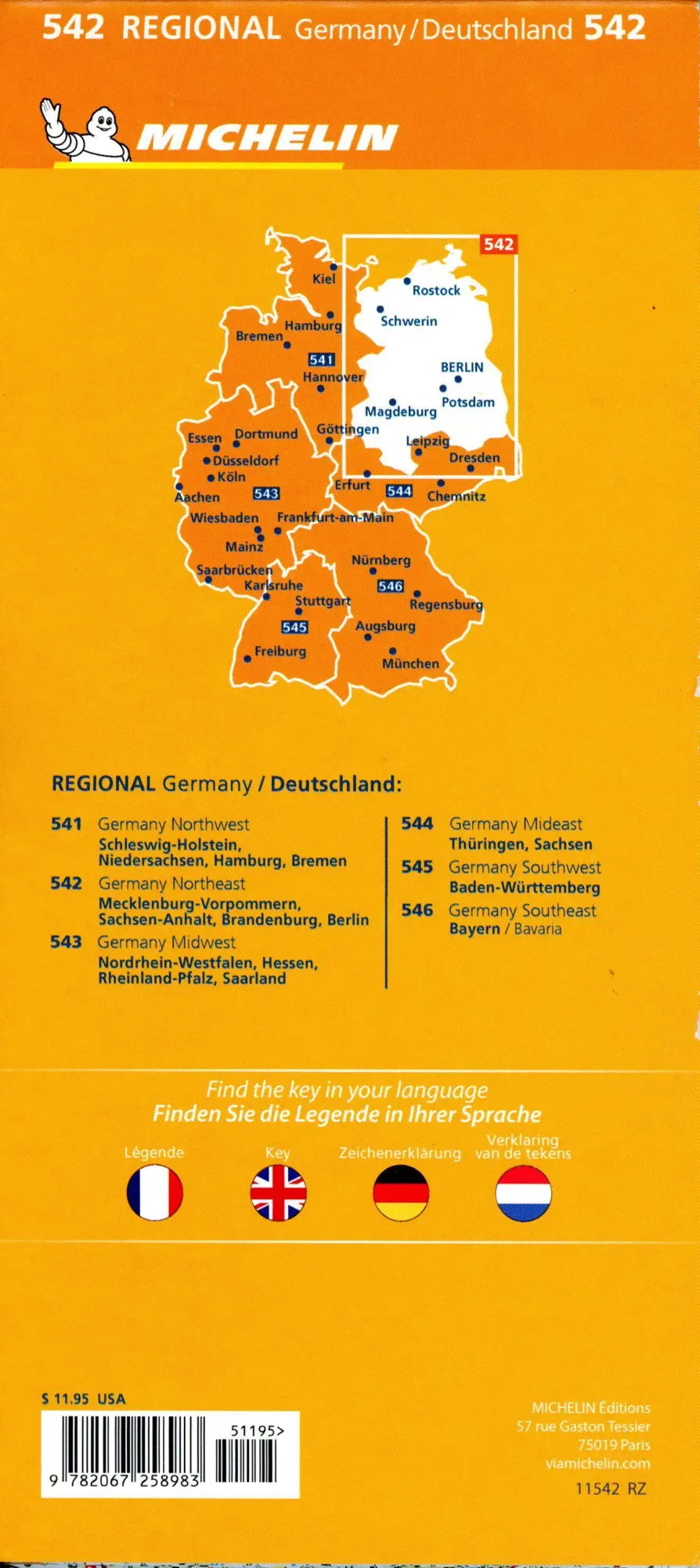 Bild: 9782067258983 | Michelin Mecklenburg-Vorpommern, Sachsen-Anhalt, Brandenburg,...