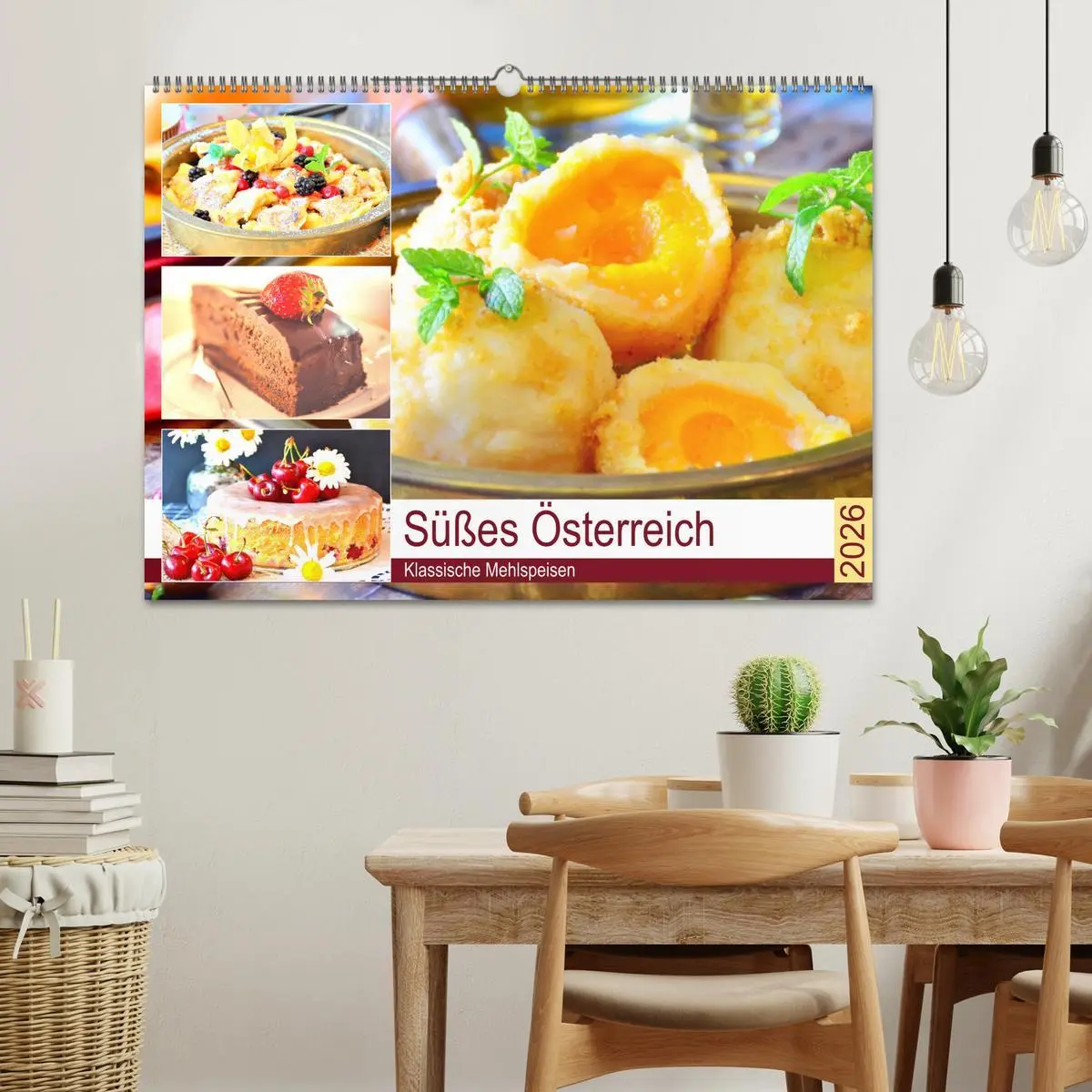 Bild: 9783457838983 | Süßes Österreich. Klassische Mehlspeisen (Wandkalender 2026 DIN A2...