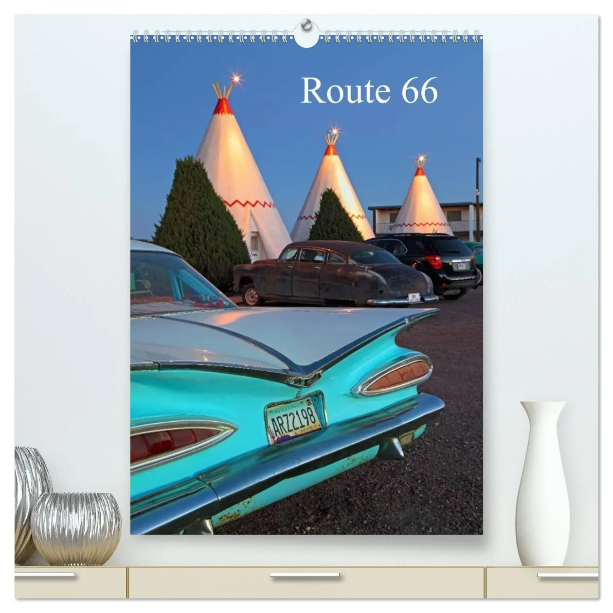 Cover: 9783516478983 | Route 66 (hochwertiger Premium Wandkalender 2026 DIN A2 hoch),...