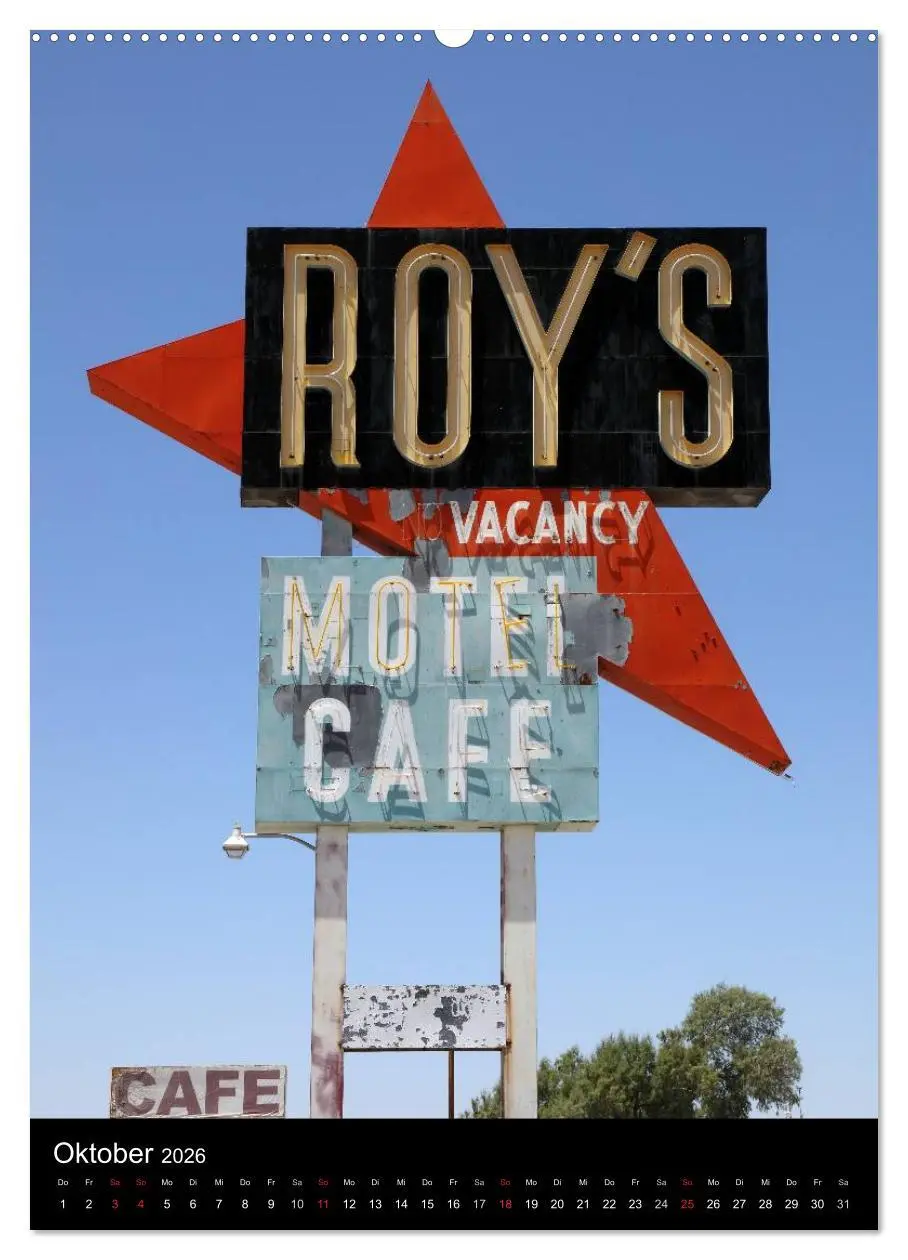 Bild: 9783516478983 | Route 66 (hochwertiger Premium Wandkalender 2026 DIN A2 hoch),...