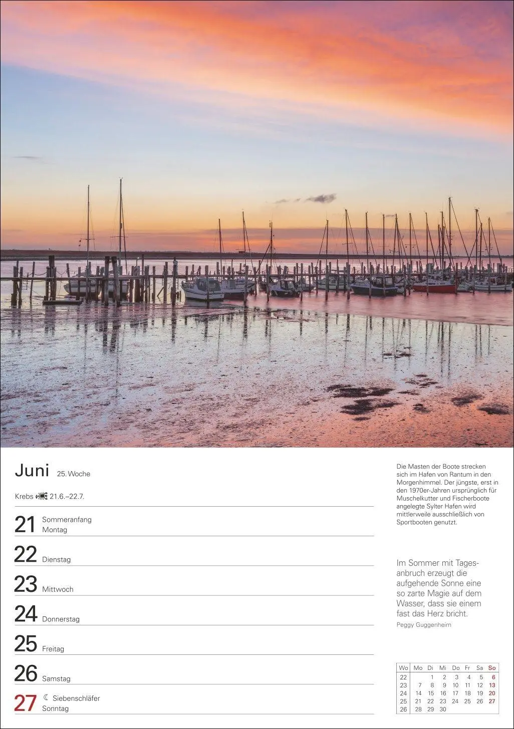 Bild: 9783840038983 | Sylt Wochenplaner 2027 - Eine Reise in 53 Bildern | Ulrike Issel