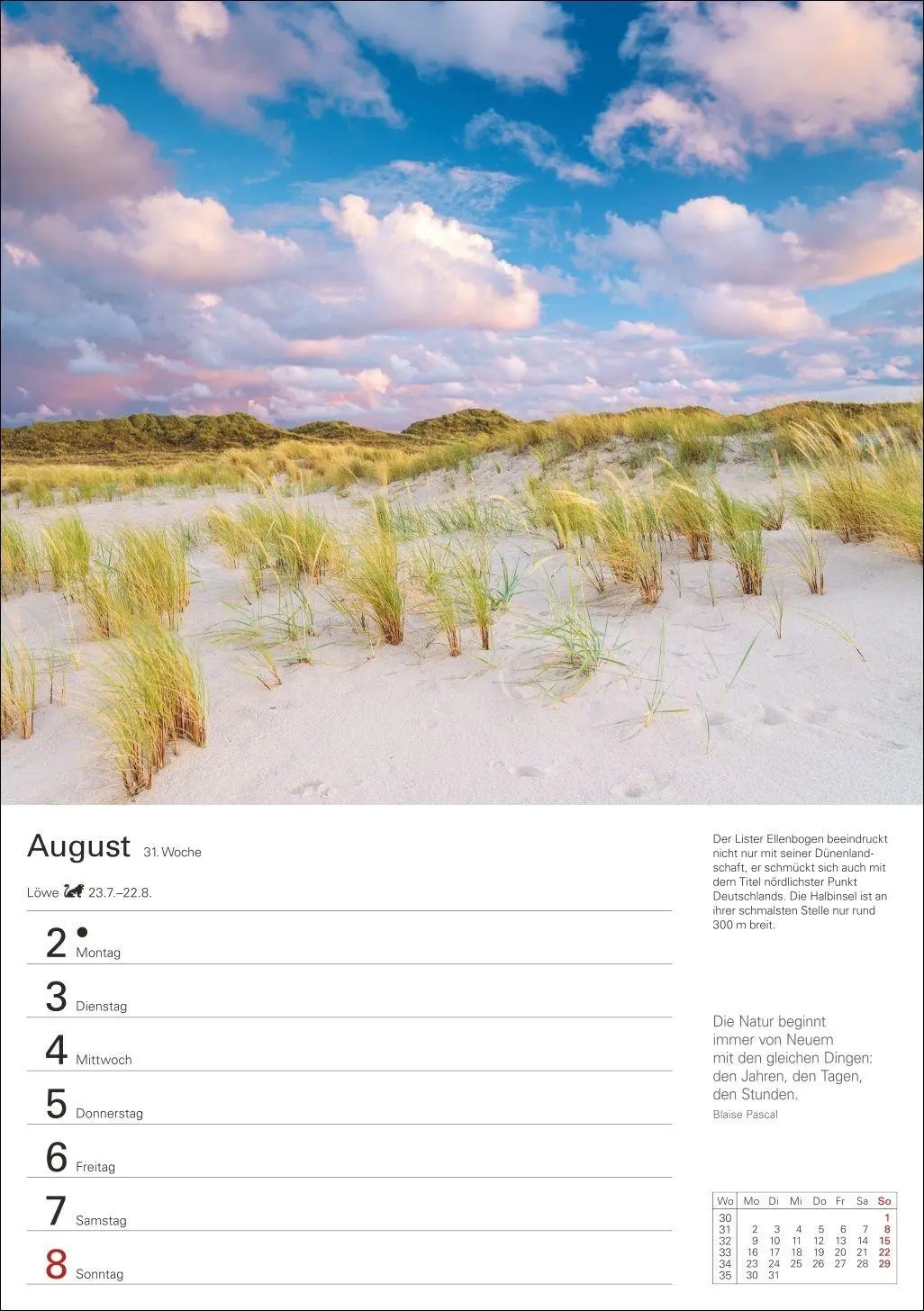 Bild: 9783840038983 | Sylt Wochenplaner 2027 - Eine Reise in 53 Bildern | Ulrike Issel