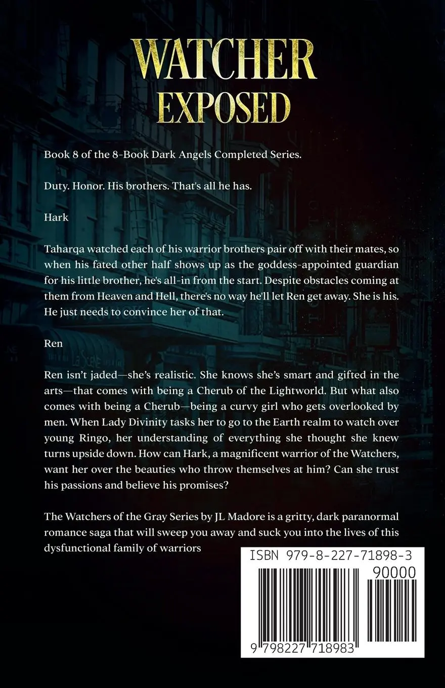 Rückseite: 9798227718983 | Watcher Exposed | Dark Angels Paranormal Romance | Jl Madore | Buch