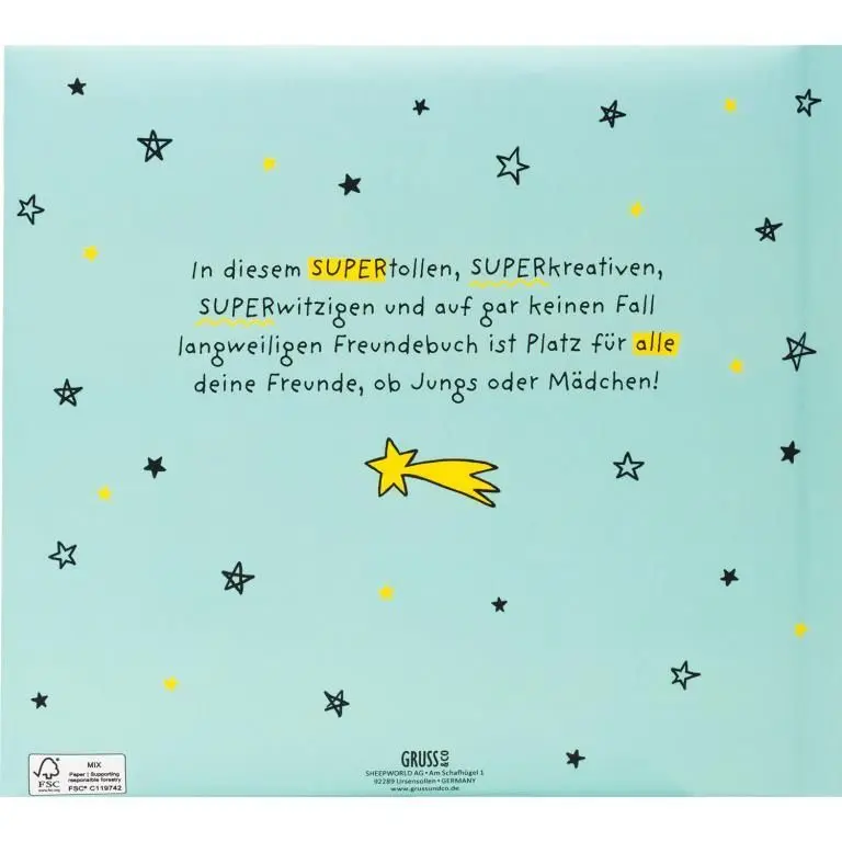 Bild: 4036018489083 | Freundebuch Motiv "Meine Superfreunde" | Buch | Deutsch | 2024