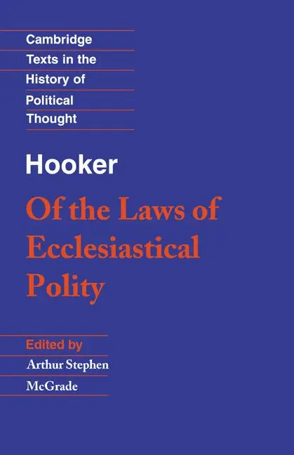 Cover: 9780521379083 | Hooker | Of the Laws of Ecclesiastical Polity | Richard Hooker | Buch