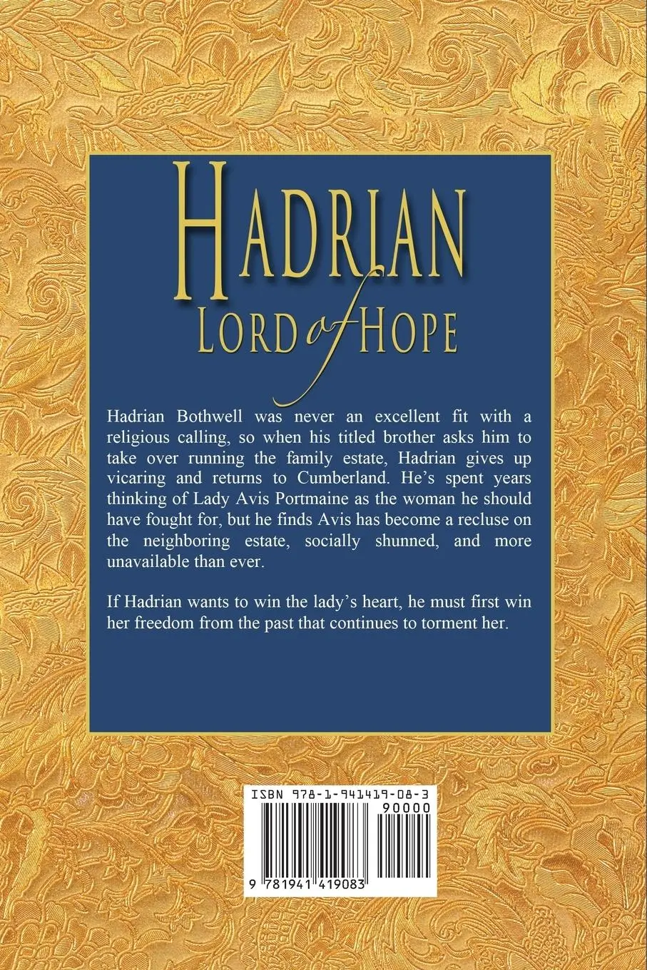 Rückseite: 9781941419083 | Hadrian | Lord of Hope | Grace Burrowes | Taschenbuch | Englisch