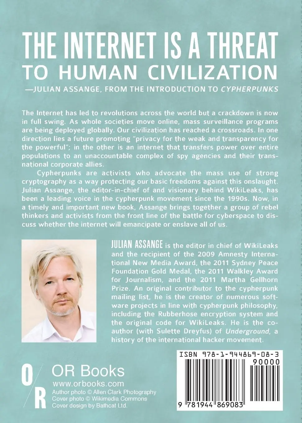 Rückseite: 9781944869083 | Cypherpunks | Freedom and the Future of the Internet | Julian Assange
