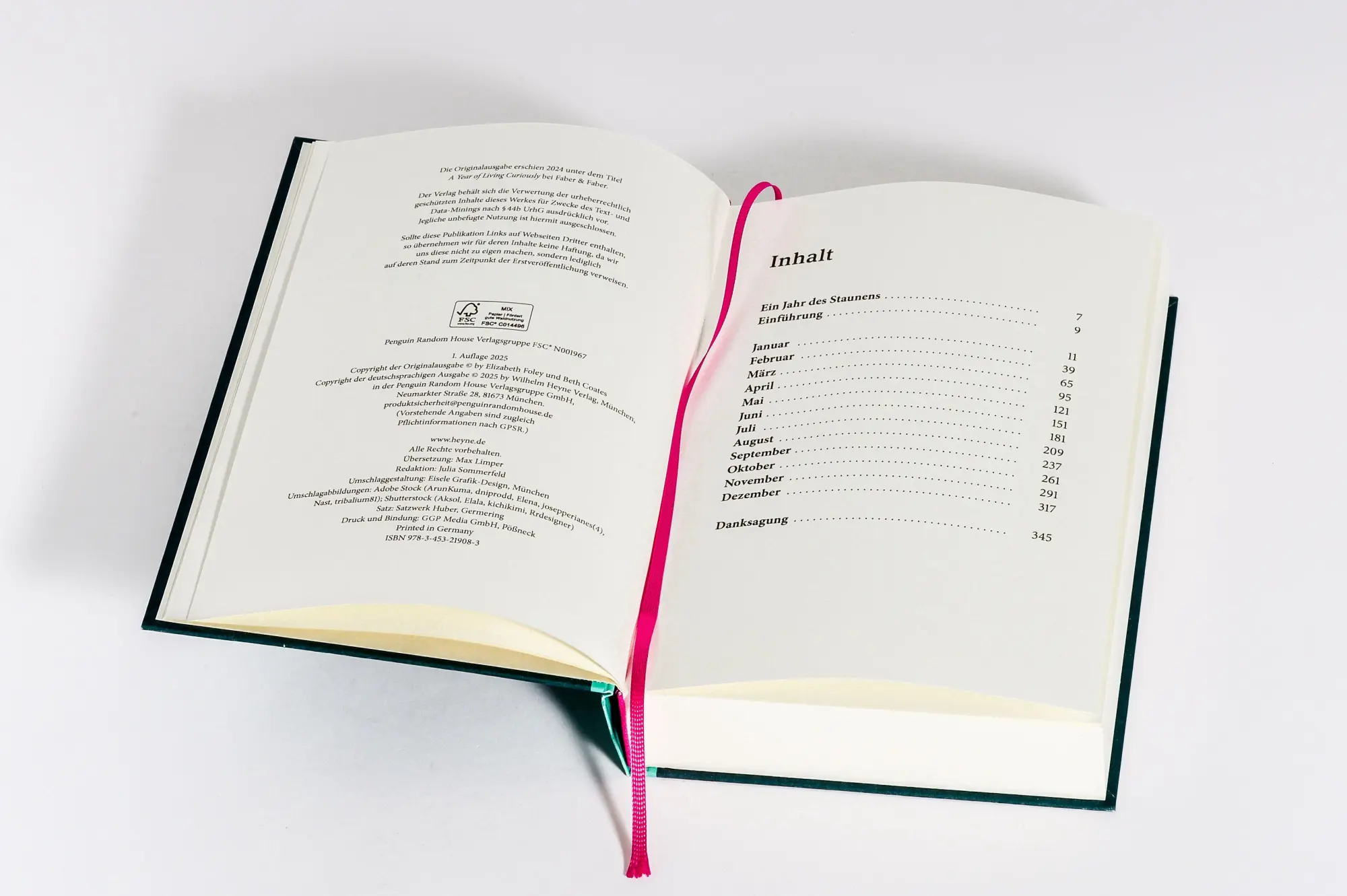 Bild: 9783453219083 | Ein Jahr des Staunens | 365 Wissenswunder für Neugierige | Buch | 2025