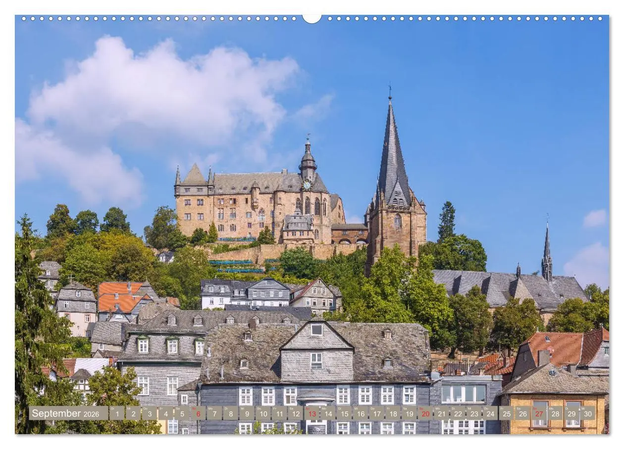 Bild: 9783457729083 | Marburg an der Lahn (hochwertiger Premium Wandkalender 2026 DIN A2...