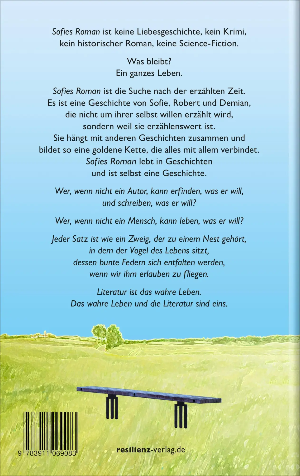 Rückseite: 9783911069083 | Sofies Roman | Die Suche der erzählten Zeit | Wolfram Frietsch | Buch