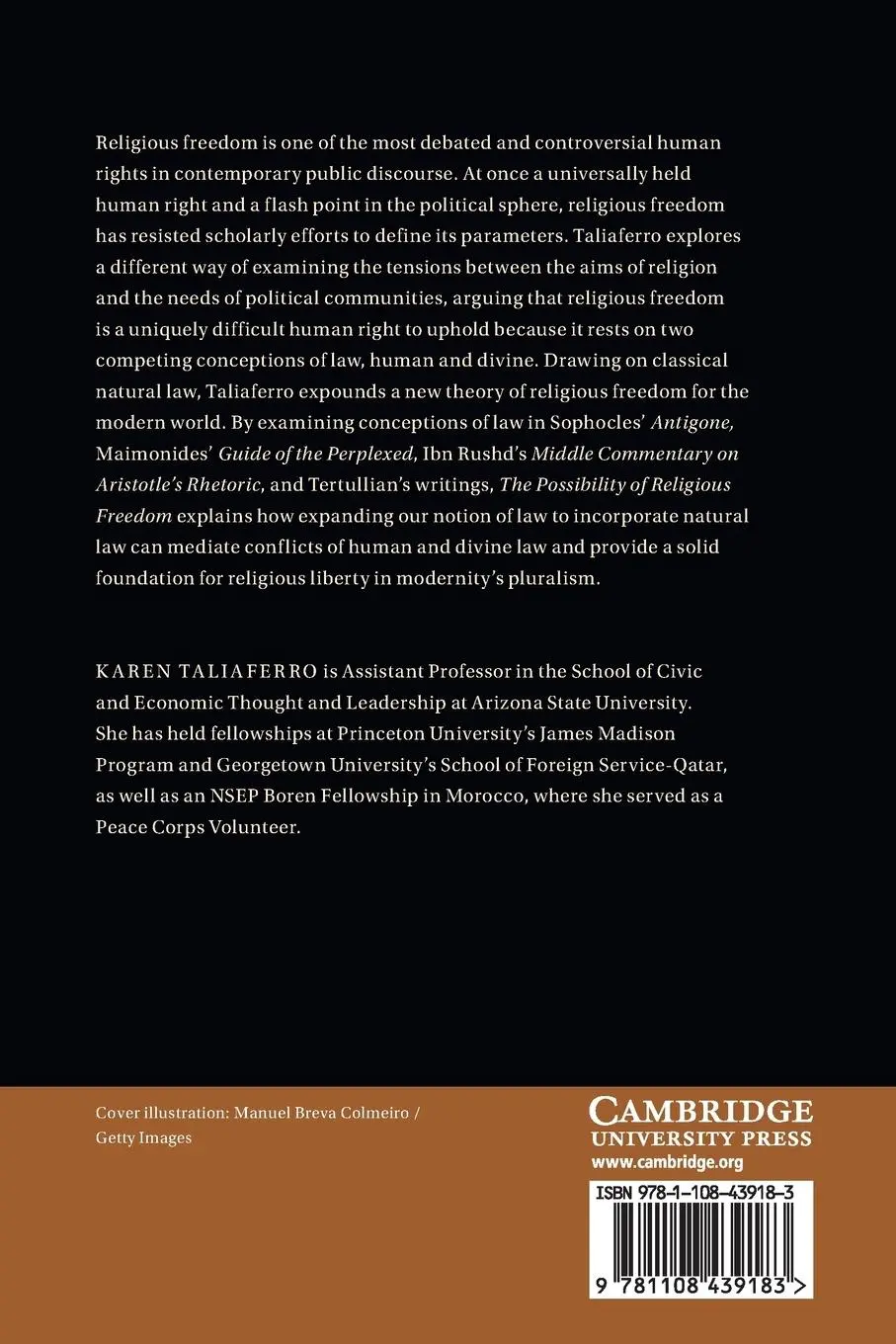 Rückseite: 9781108439183 | The Possibility of Religious Freedom | Karen Taliaferro | Taschenbuch