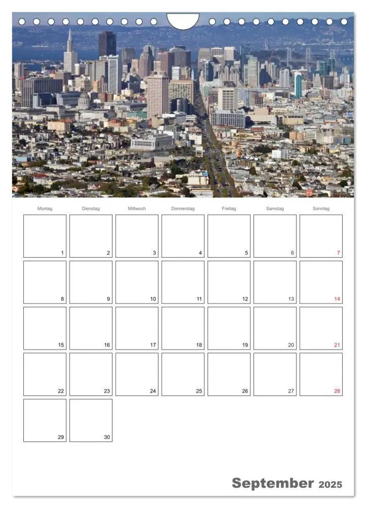 Bild: 9783457029183 | SAN FRANCISCO Terminplaner (Wandkalender 2025 DIN A4 hoch),...