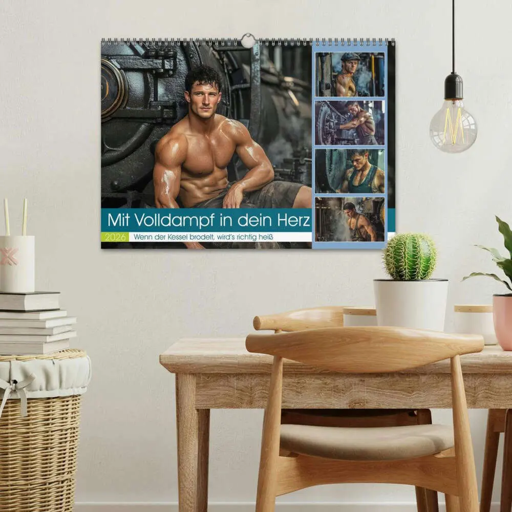 Bild: 9783516599183 | Mit Volldampf in dein Herz (Wandkalender 2026 DIN A3 quer),...