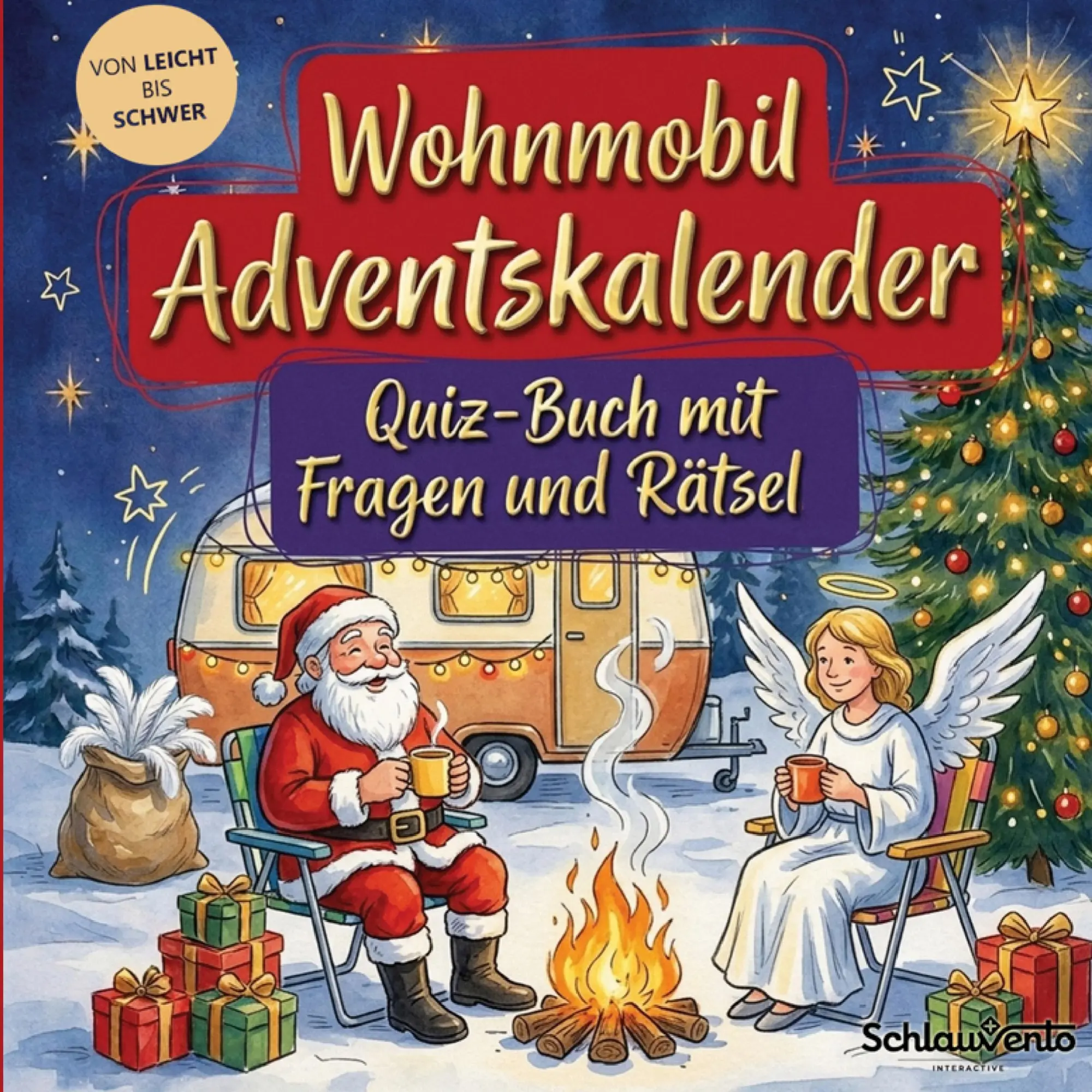 Cover: 9783693199183 | Wohnmobil-Adventskalender: Quiz-Buch mit Fragen und Rätsel | Buch