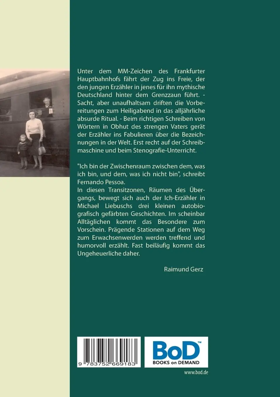 Rückseite: 9783752669183 | Meine Interzone | Erzählungen | Michael Liebusch | Taschenbuch | 64 S.