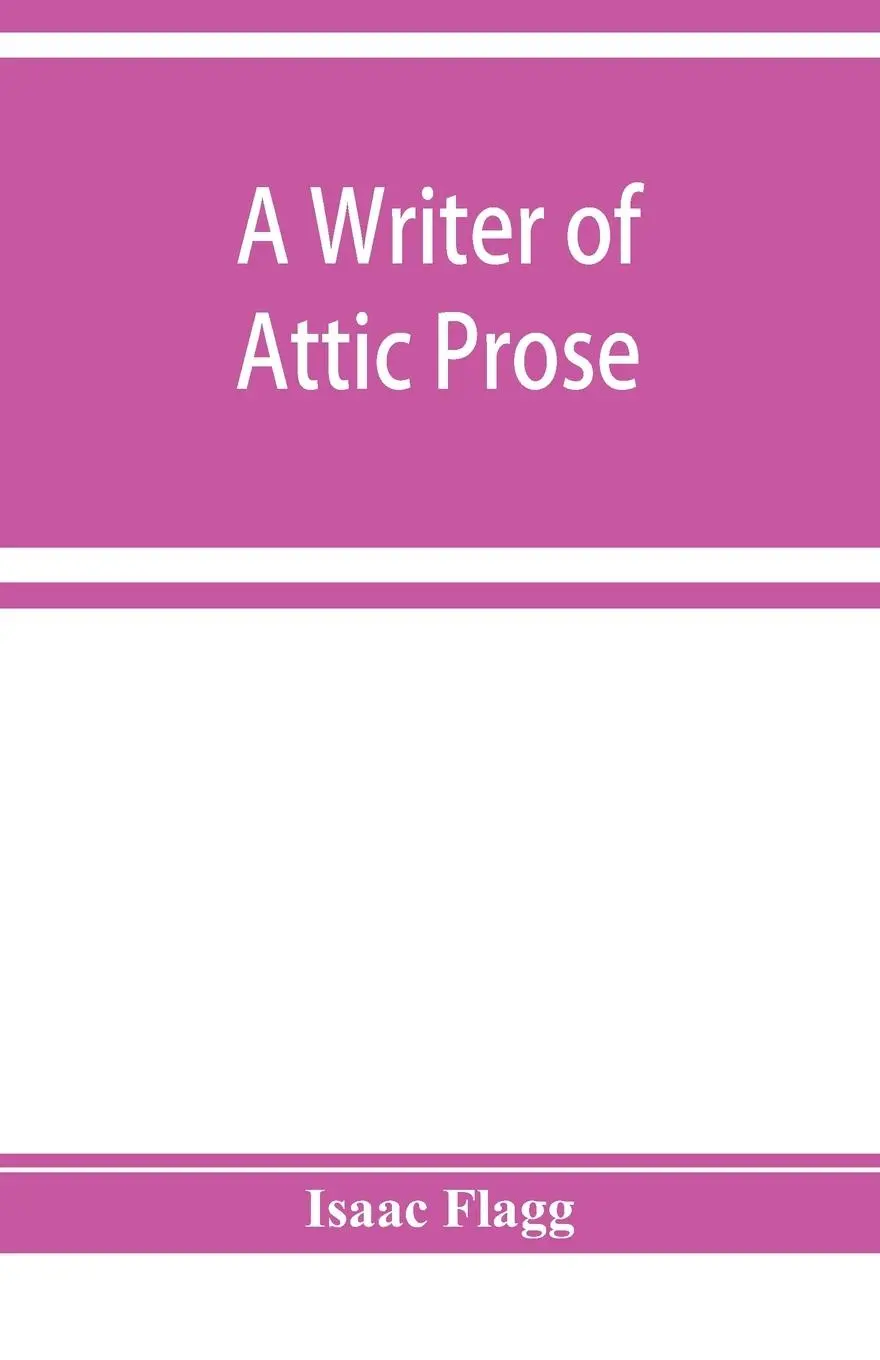 Cover: 9789353929183 | A writer of Attic prose; models from Xenophon, exercises and guide,...