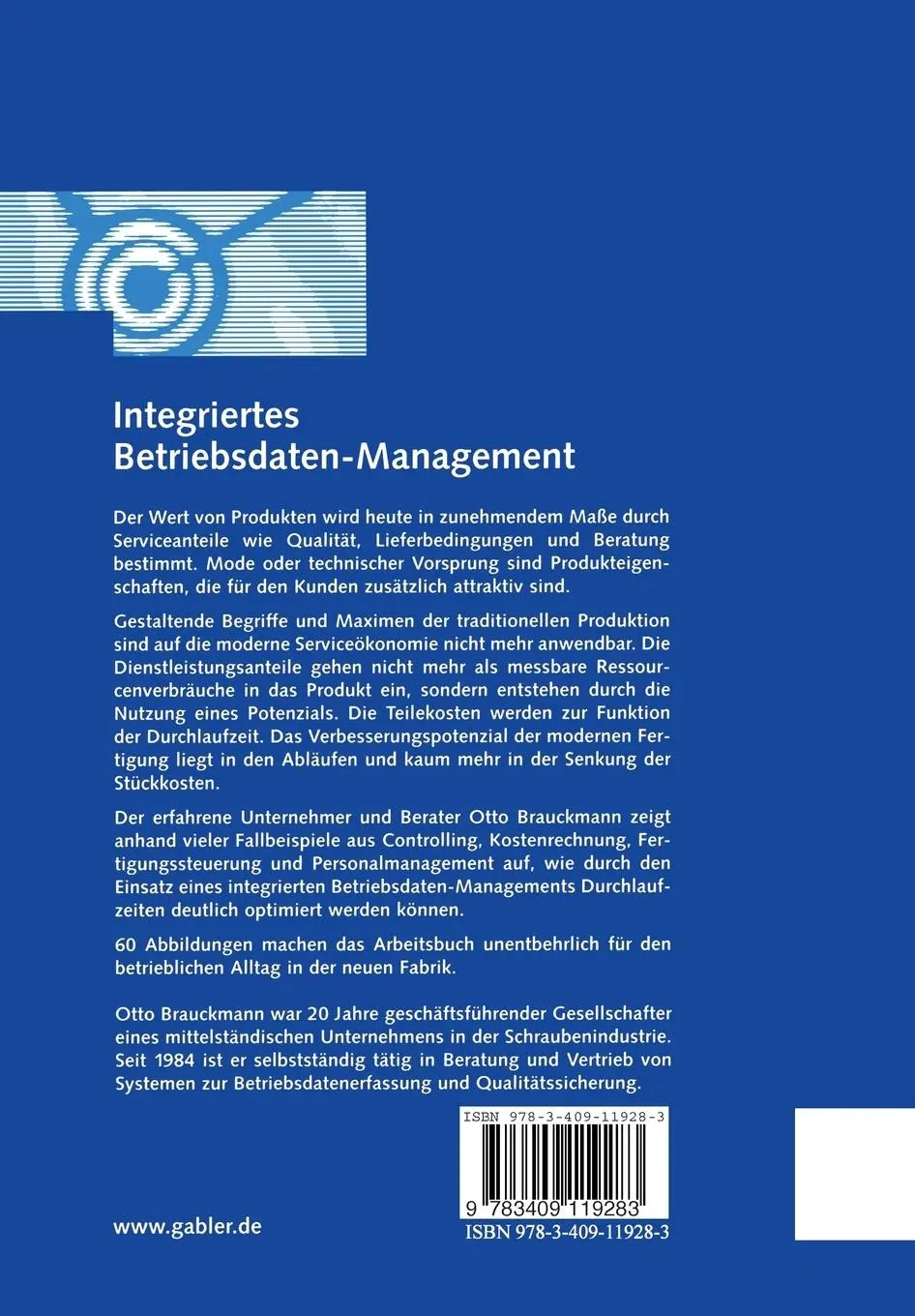 Rückseite: 9783409119283 | Integriertes Betriebsdaten-Management | Otto Brauckmann | Taschenbuch
