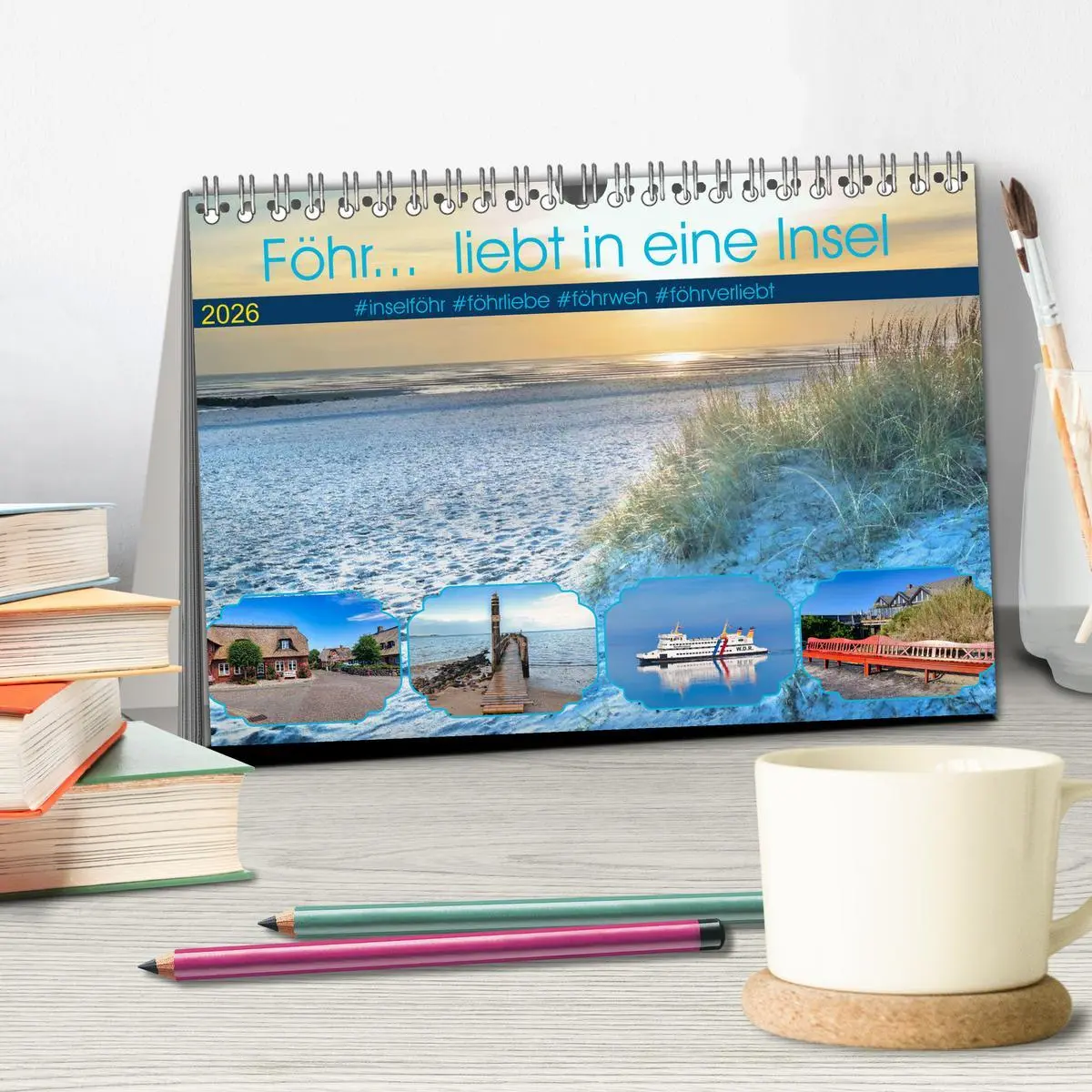 Bild: 9783457639283 | Föhr... liebt in eine Insel (Tischkalender 2026 DIN A5 quer),...