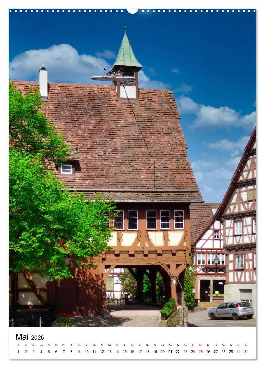 Bild: 9783516349283 | Rems und Murr (Wandkalender 2026 DIN A2 hoch), CALVENDO Monatskalender