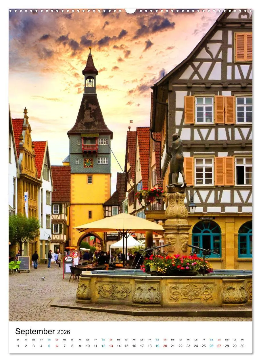 Bild: 9783516349283 | Rems und Murr (Wandkalender 2026 DIN A2 hoch), CALVENDO Monatskalender