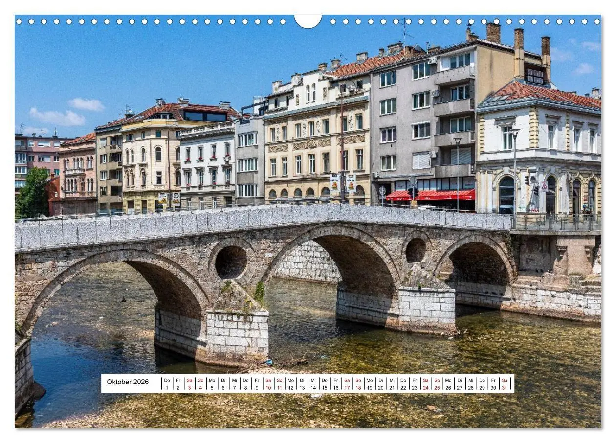 Bild: 9783516659283 | Sarajevo im Fokus (Wandkalender 2026 DIN A3 quer), CALVENDO...