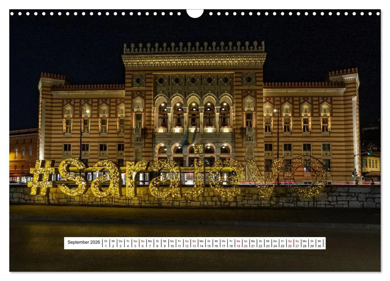 Bild: 9783516659283 | Sarajevo im Fokus (Wandkalender 2026 DIN A3 quer), CALVENDO...