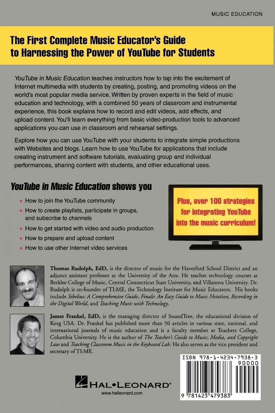 Rückseite: 9781423479383 | YouTube in Music Education | Thomas Rudolph | Taschenbuch | Englisch