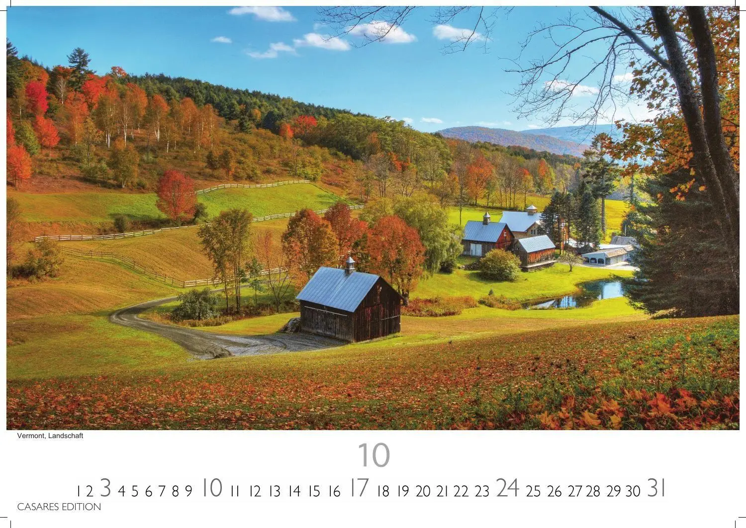 Bild: 9781835249383 | New England Kalender 2027 - Wandkalender Fotokalender Nordamerika...